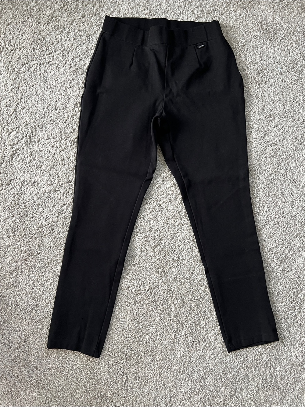 DKNY Black Skinny Ponte Pants